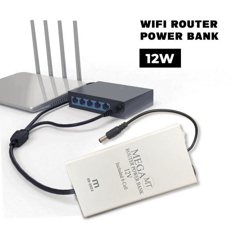 12W WiFi Router Power Bank