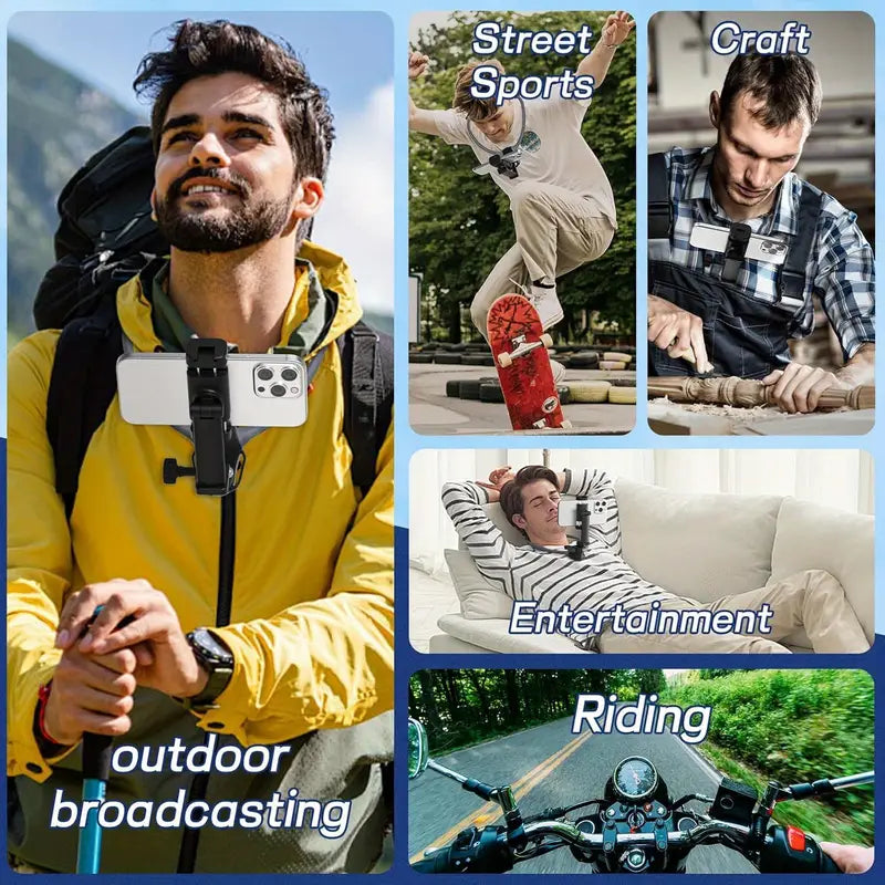 Elastic Neck Mount Phone Holder