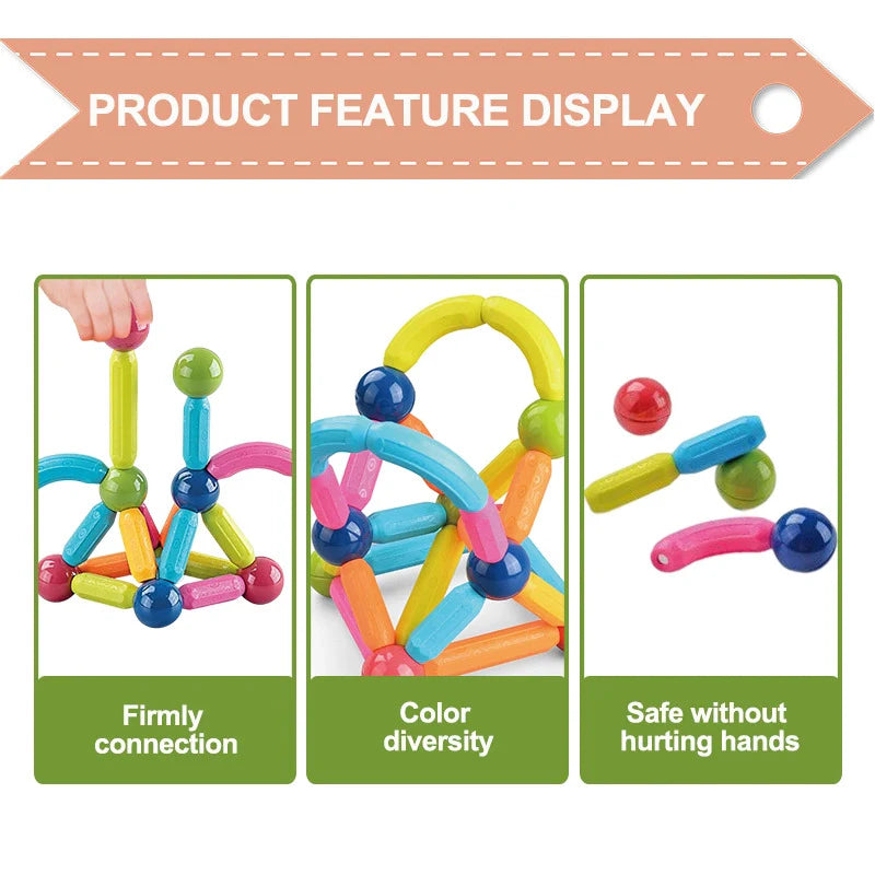 DIY Magnetic Sticks Blocks