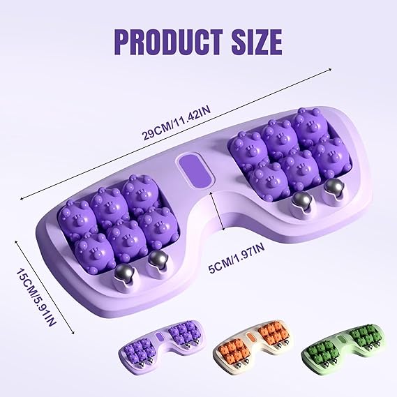 Foot Massage Roller with Acupressure Nodes