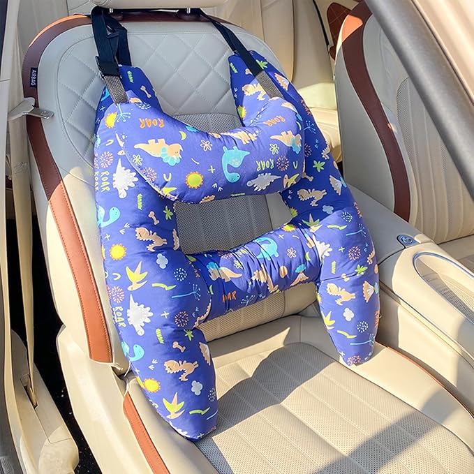 H-Shape Car Seat Pillow for Kids