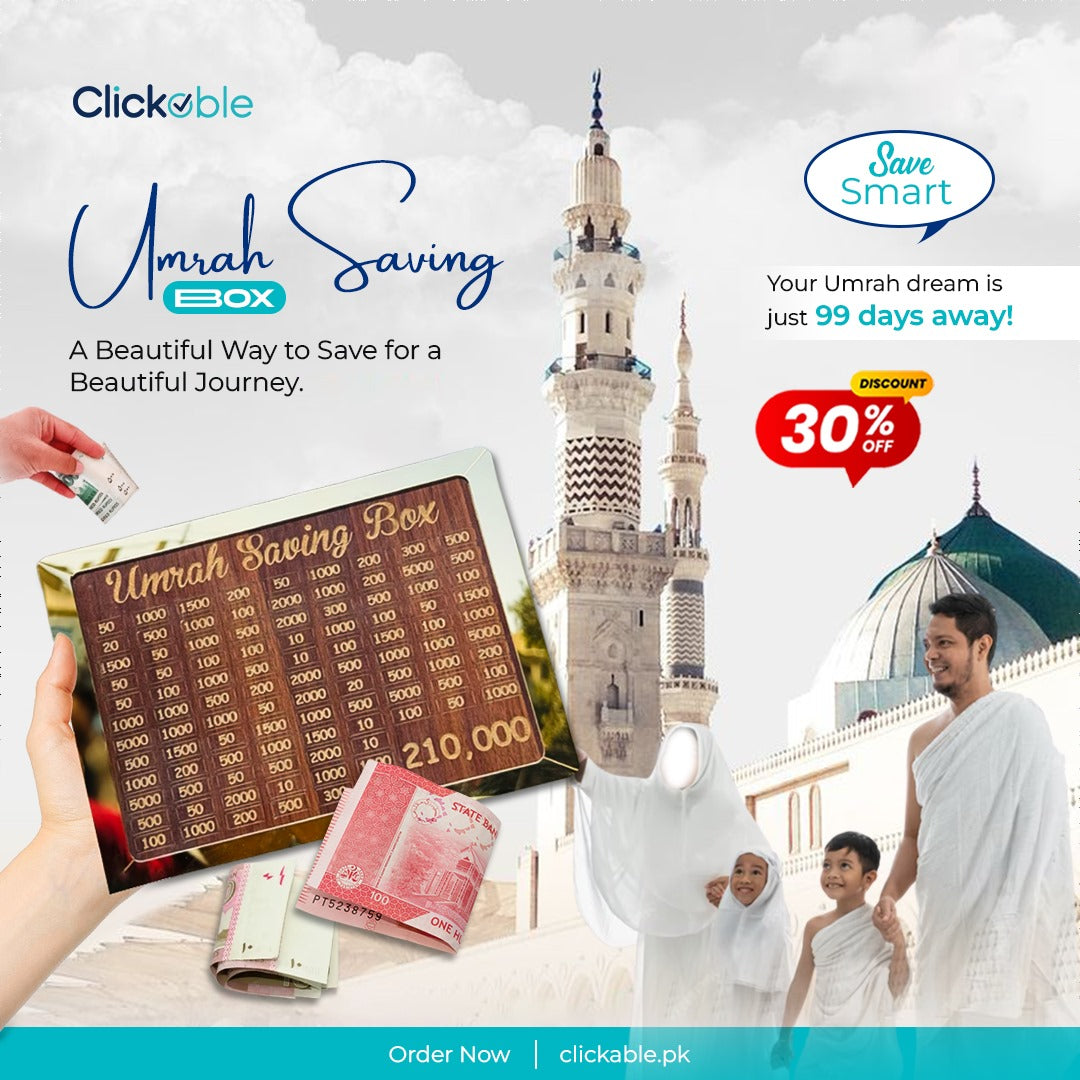 Umrah Saving Box â Clickable.pk