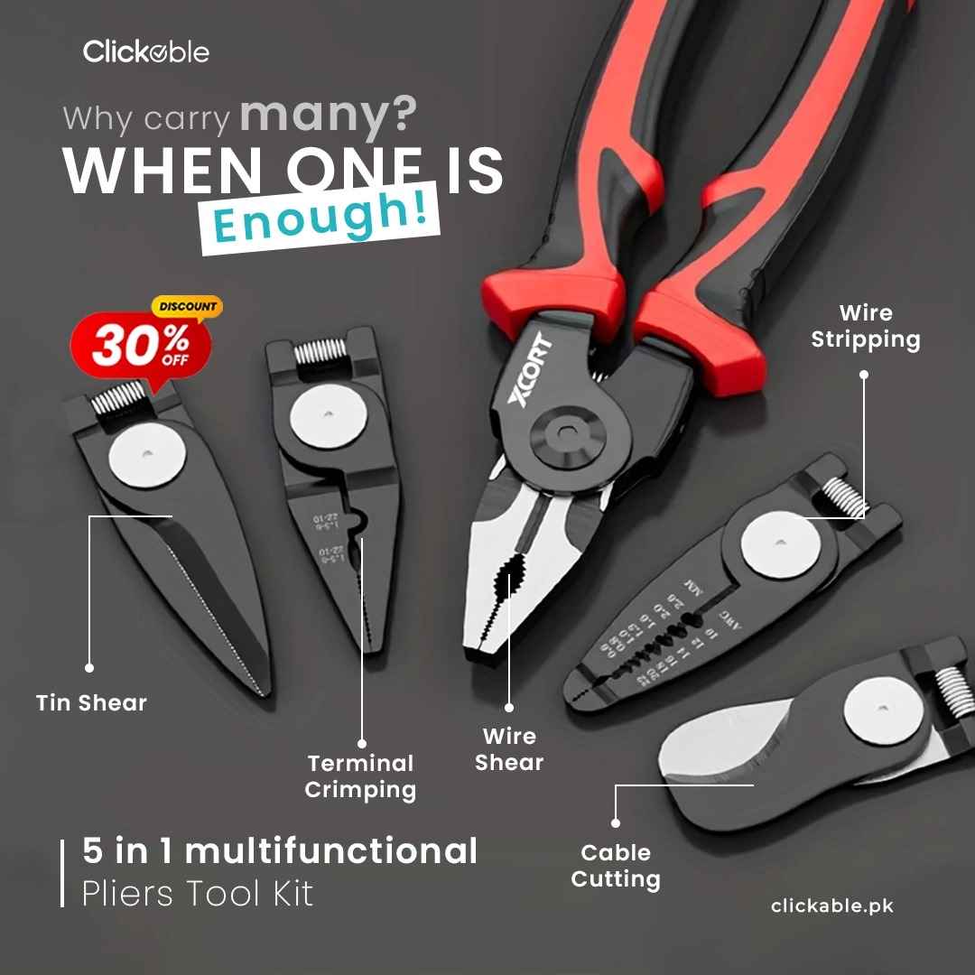 5 in 1 multifunctional Pliers Tool Kit