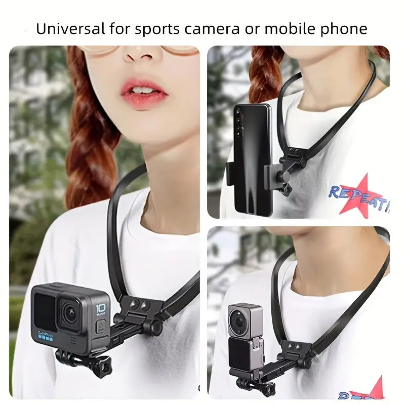 Elastic Neck Mount Phone Holder