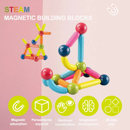 DIY Magnetic Sticks Blocks