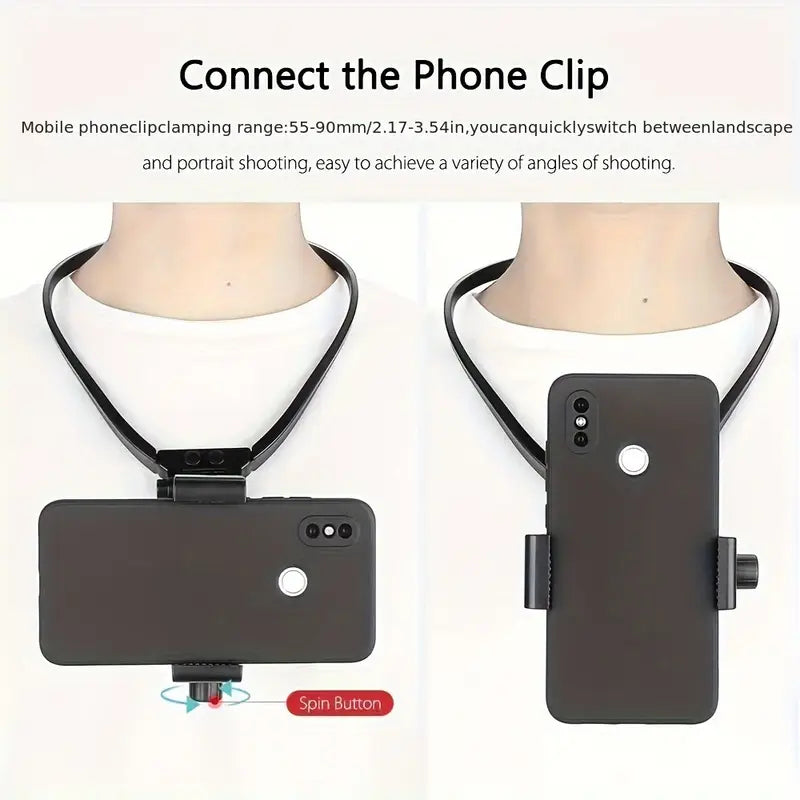 Elastic Neck Mount Phone Holder