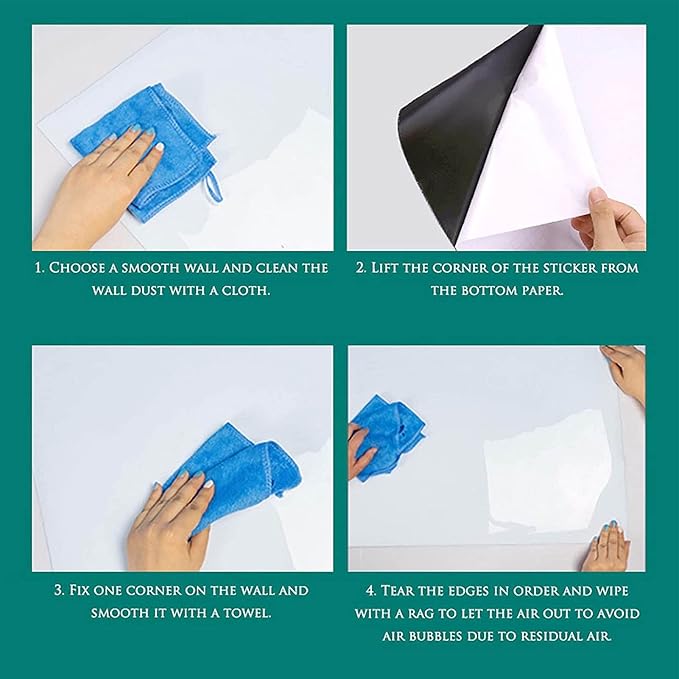 Reusable White Board Sticker (2 markers Free)