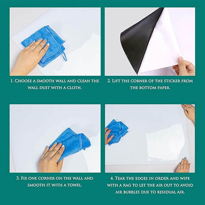 Reusable White Board Sticker (2 markers Free)