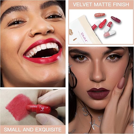 Colorful Capsule Lipstick Pills