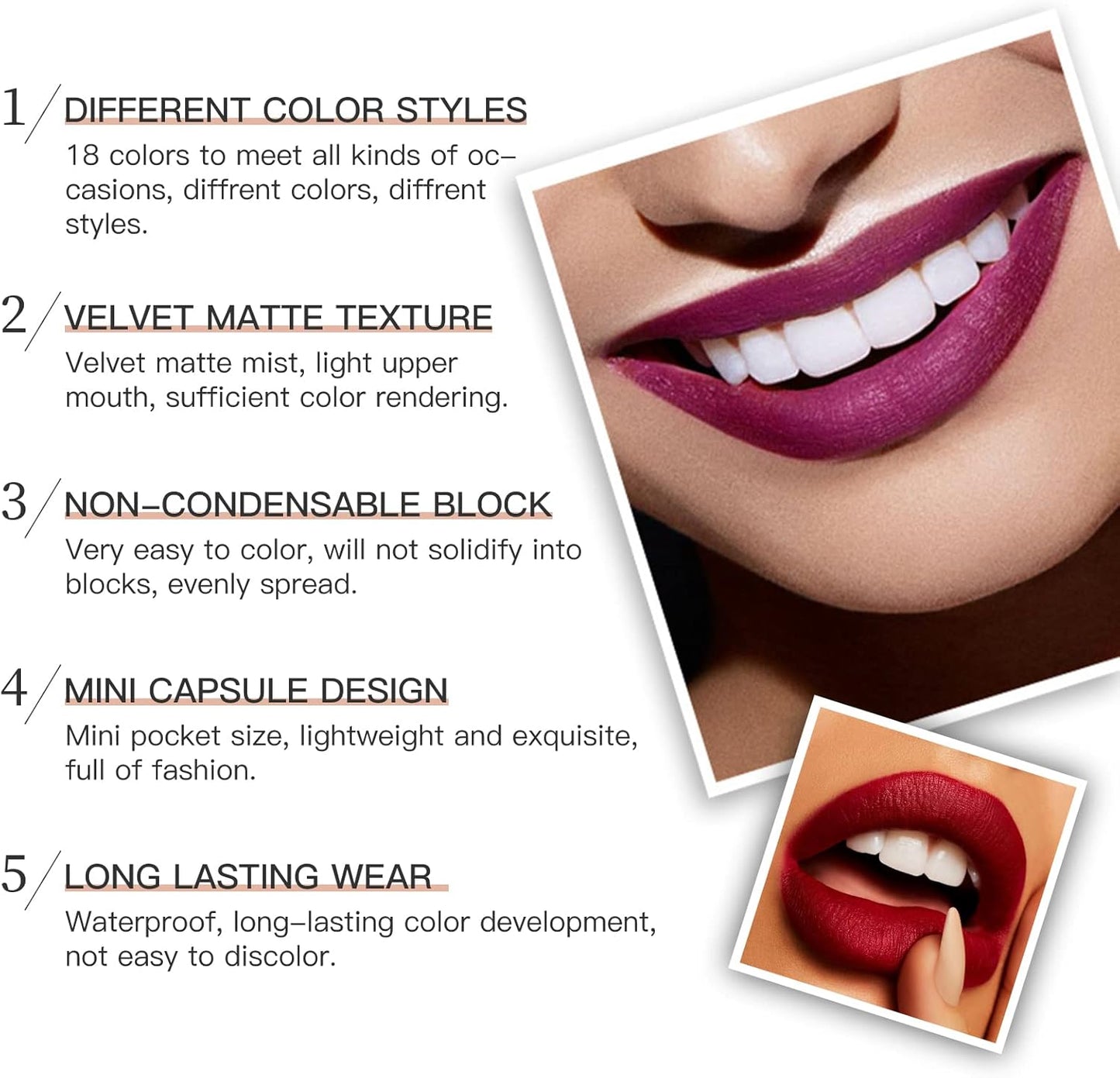 Colorful Capsule Lipstick Pills