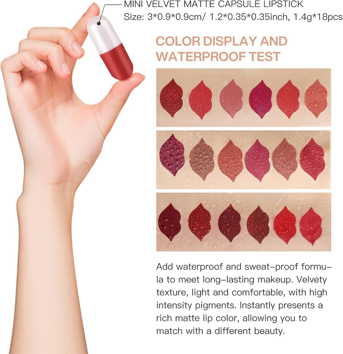 Colorful Capsule Lipstick Pills