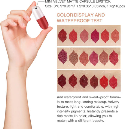 Colorful Capsule Lipstick Pills