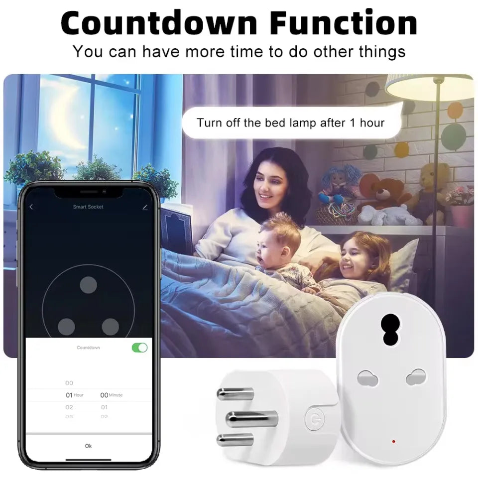 Smart Wifi Plug - 16 Ampere