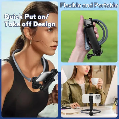 Elastic Neck Mount Phone Holder