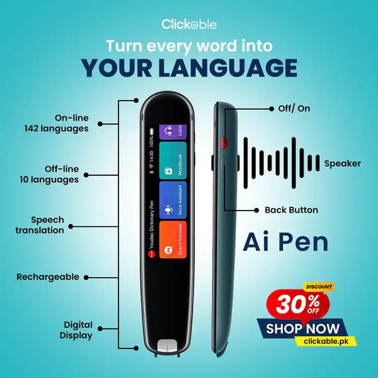 AI Pen Reading & Translation in 100 Languages
