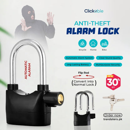 Clickable Locks Anti-Theft Alarm Lock – Clickable.pk