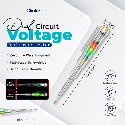 Dual Circuit Voltage & Current Tester