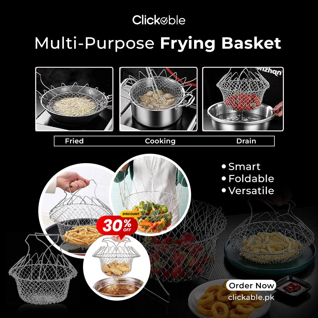 Multi-Purpose Frying Basket