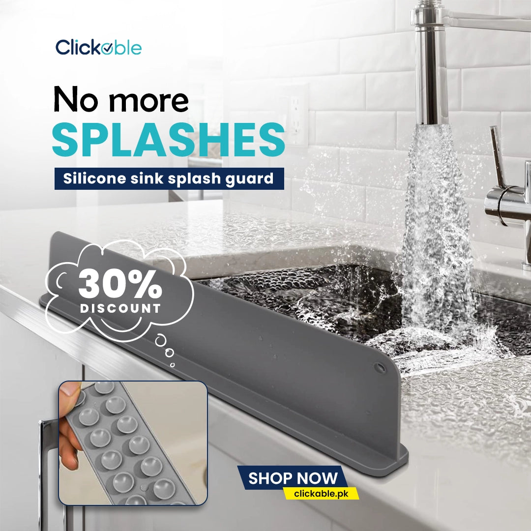 Silicon Sink Splash Guard