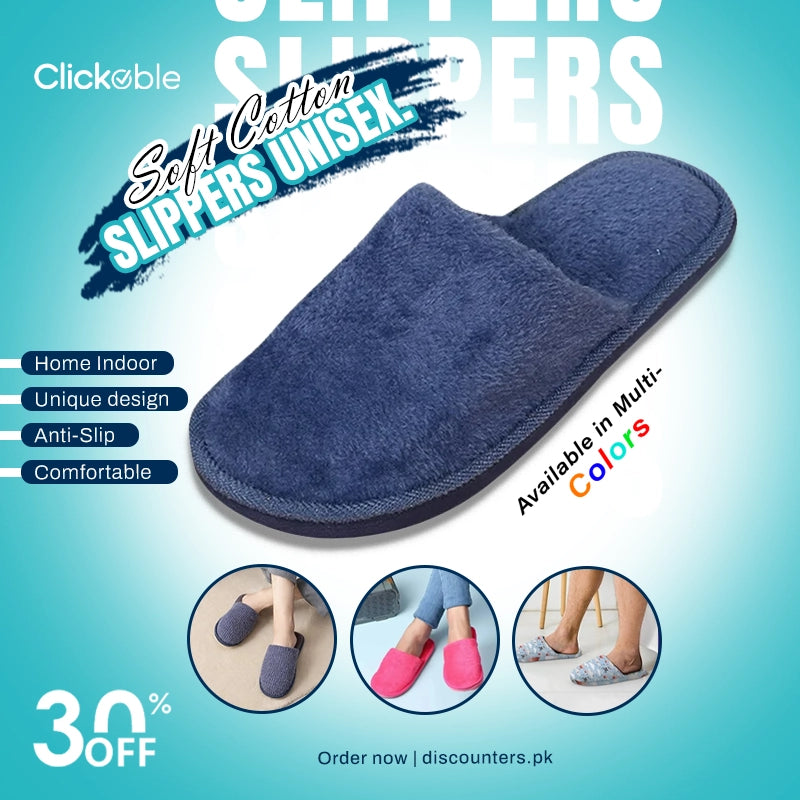 Soft Cotton Slippers