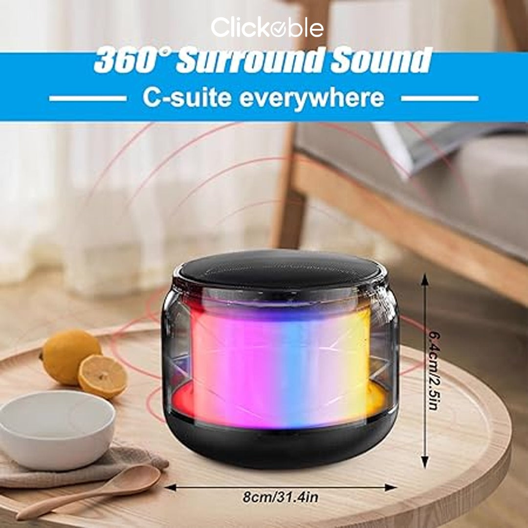 Mini RGB Acrylic Wireless Speaker