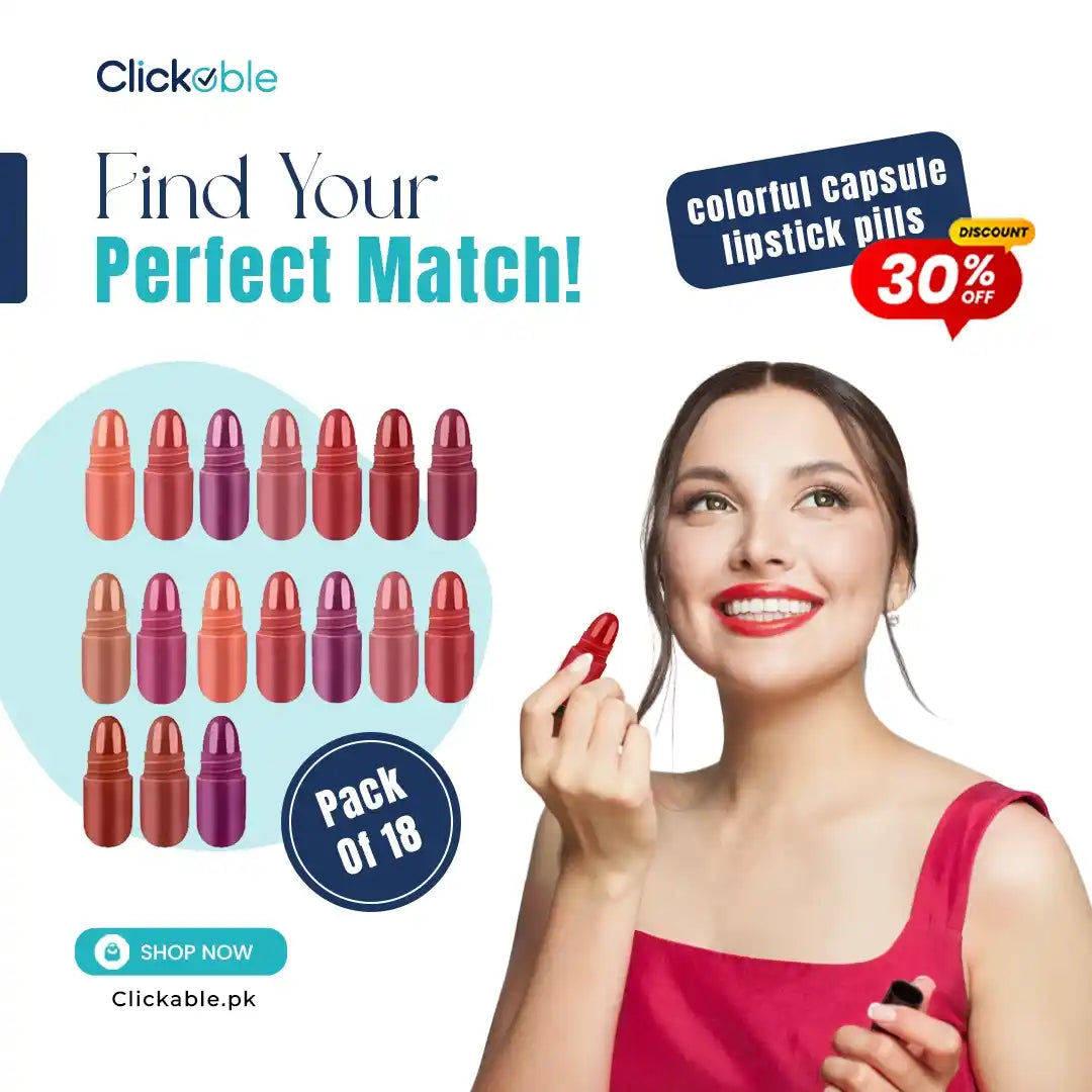 Colorful Capsule Lipstick Pills
