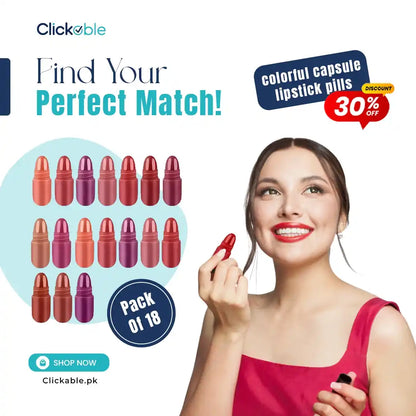 Colorful Capsule Lipstick Pills