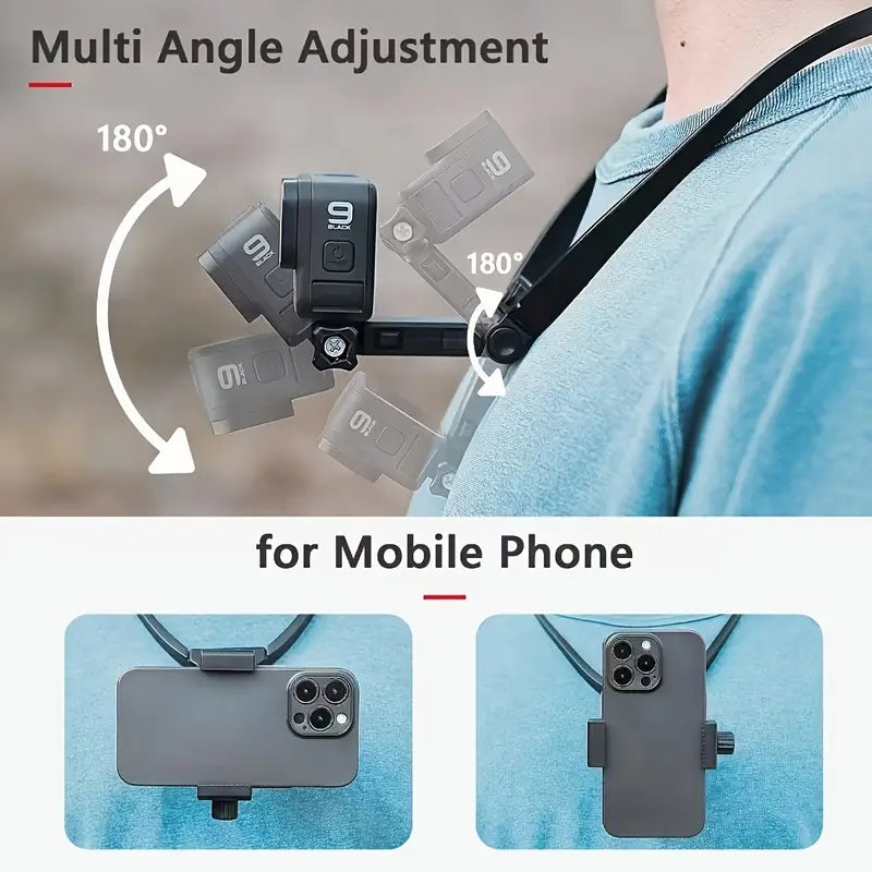 Elastic Neck Mount Phone Holder