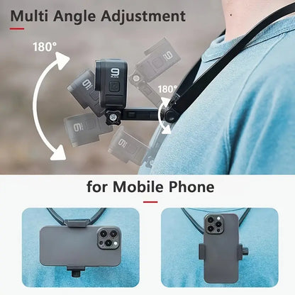 Elastic Neck Mount Phone Holder