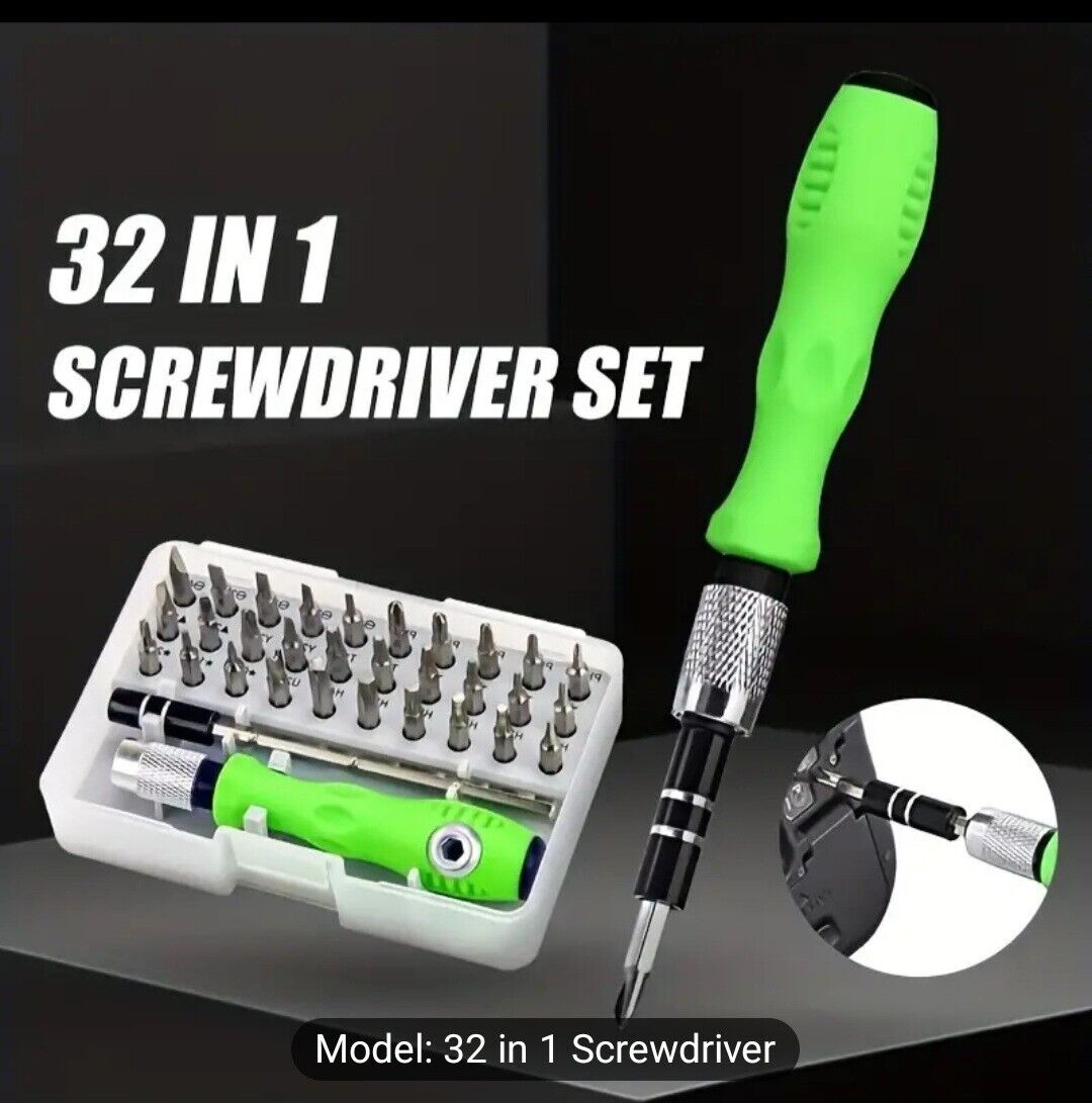 Screwdriver Set Magnetic, 32 in 1 Small