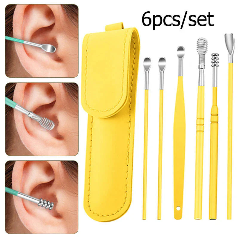 Personal Care Bundle Earwax Kit+16 Pcs Manicure Pedicure Set